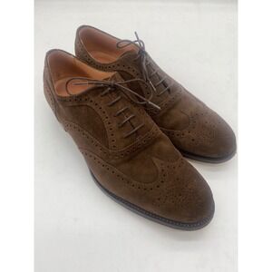 Joseph Cheaney Arthur III Mens Suede Brogue Oxford Shoes great condition US 11.5